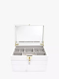 Stackers leather velvet lined jewellery box (British brand)