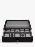 Stackers black 10 piece watch storage drawer (British brand)