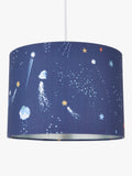 John Lewis Rockets faux linen lampshade, imported from the UK