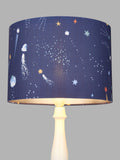 John Lewis Rockets faux linen lampshade, imported from the UK
