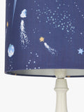 John Lewis Rockets faux linen lampshade, imported from the UK