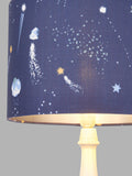 John Lewis Rockets faux linen lampshade, imported from the UK