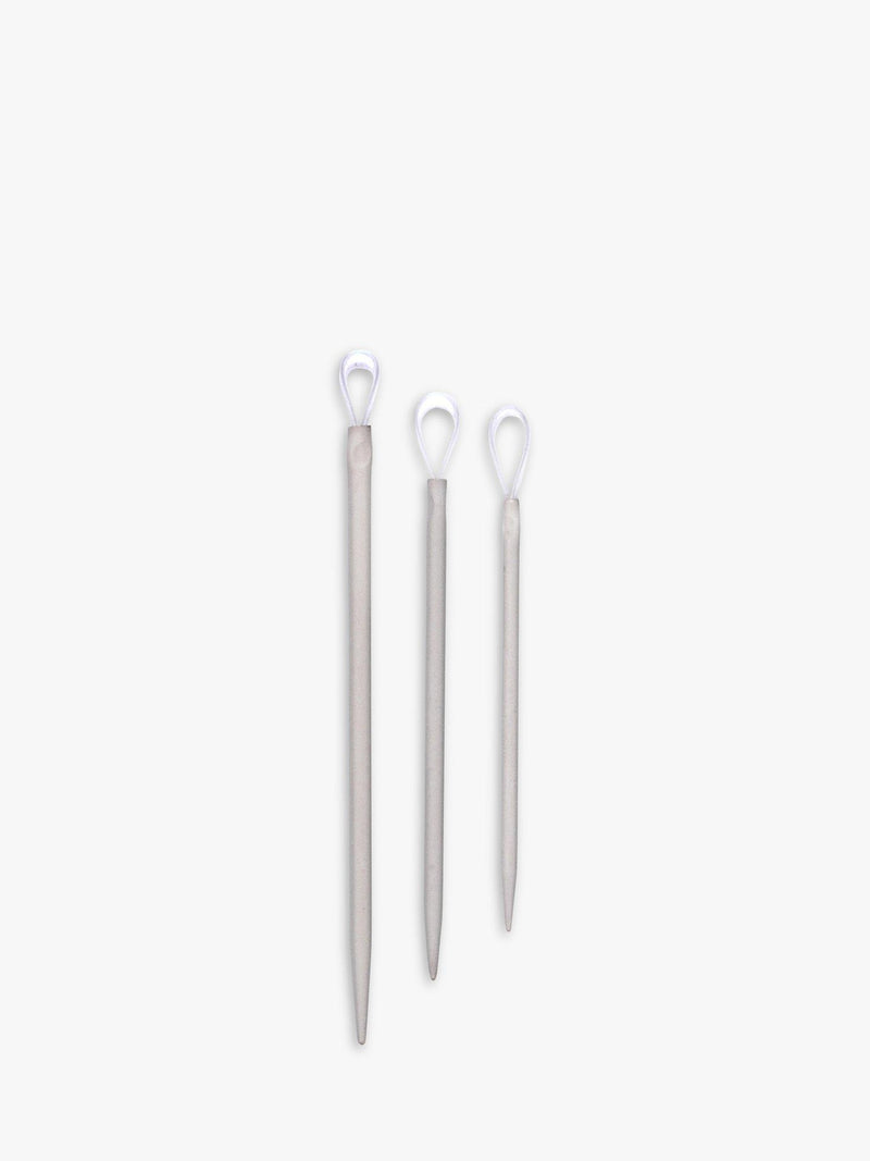 Pony aluminium wool needles set of 3, imported from the UK