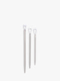 Pony aluminium wool needles set of 3, imported from the UK