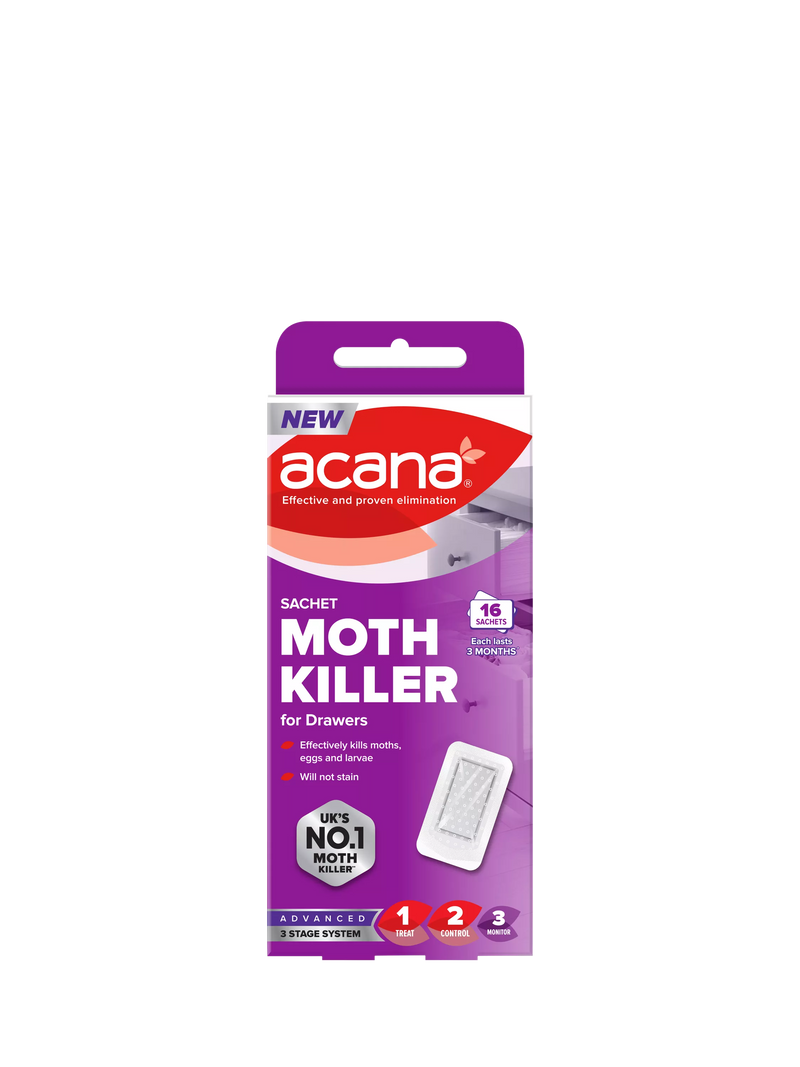 Acana moth killer sachets pack of 20 (British brand)