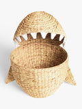 John Lewis kids shark water hyacinth laundry basket, UK version