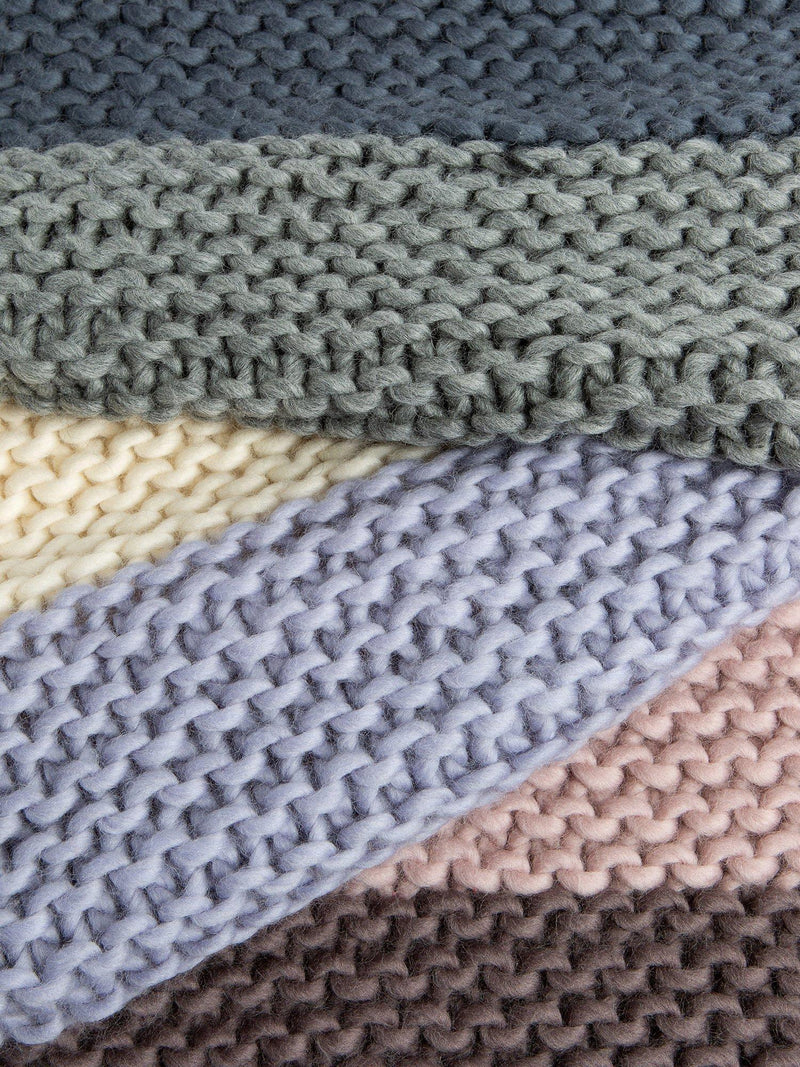 Wool Couture knitting kit naturally neutral blanket, imported from the UK