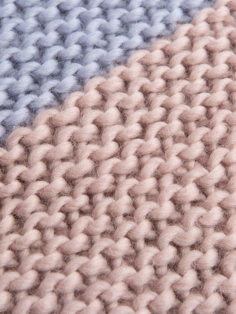 Wool Couture knitting kit naturally neutral blanket, imported from the UK
