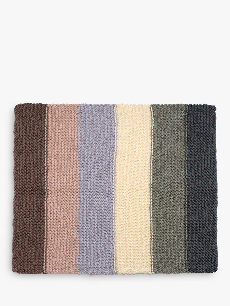 Wool Couture knitting kit naturally neutral blanket, imported from the UK