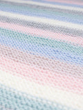 Wool Couture striped baby blanket knitting kit (British brand)