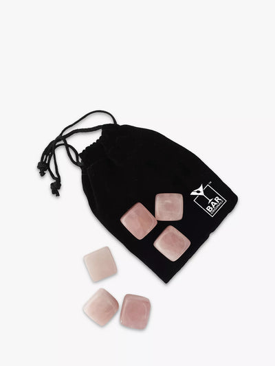 John Lewis Bar Originale Pink Quartz Drink Chilling Stones Pack of 6- Buy online at McGrocer