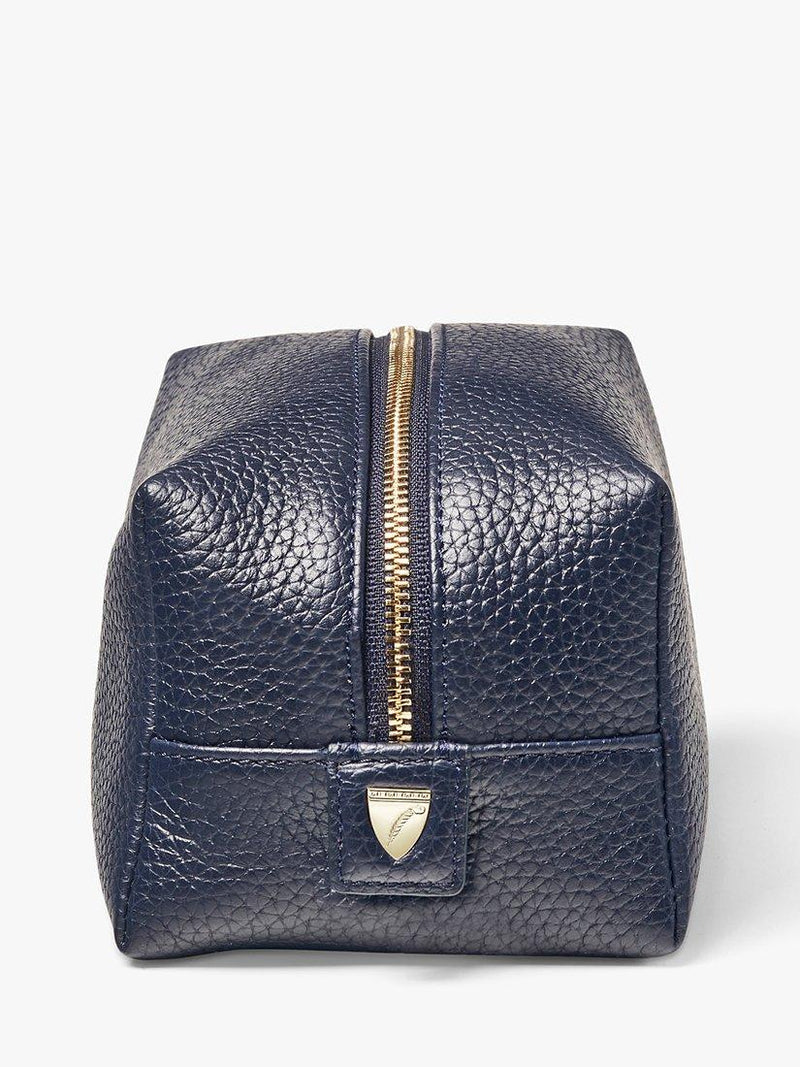 Aspinal of London medium leather toiletries bag, UK version