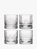 La Rochère Dandy clear whisky tumblers set of 4 300ml, UK version
