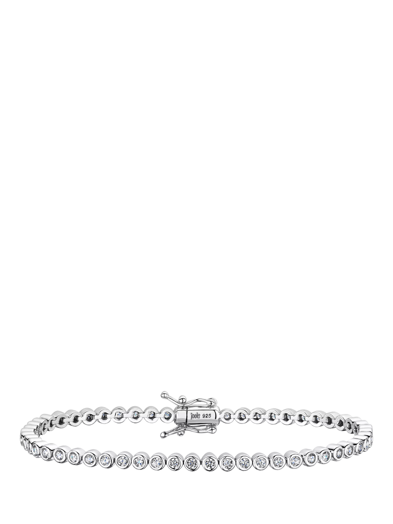 Jools by Jenny Brown cubic zirconia tennis bracelet 18.25cm, UK version