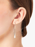 Jools by Jenny Brown diamond tip drop earrings silver - British product