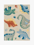 John Lewis dinosaur wool rug 170x120cm, imported from the UK