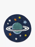 John Lewis Outer Space Saturn cotton rug 100cm diameter, UK version