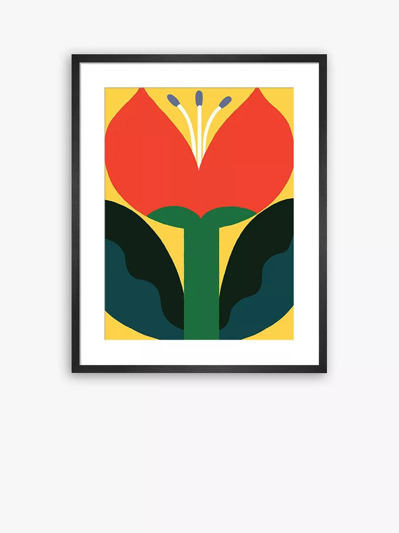 John Lewis framed print June Flower 80x60cm, UK version