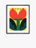 John Lewis framed print June Flower 80x60cm, UK version