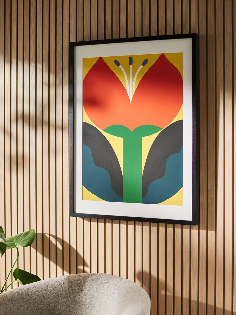 John Lewis framed print June Flower 80x60cm, UK version