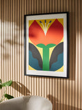 John Lewis framed print June Flower 80x60cm, UK version