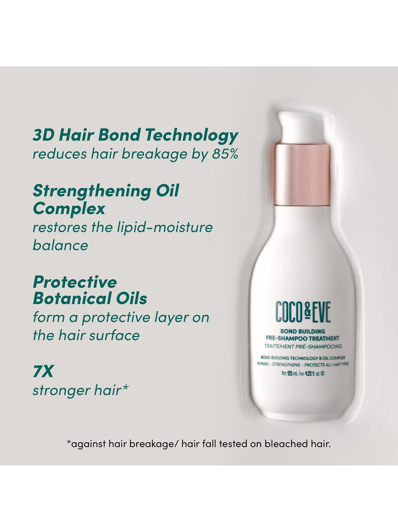 Coco & Eve bond building pre-shampoo treatment 125ml (British brand)