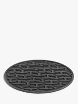 John Lewis John Lewis Round Silicone Trivet Black 20.5cm- Buy online at McGrocer