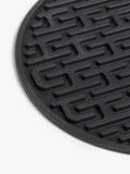 John Lewis round silicone trivet black 20.5cm, imported from the UK