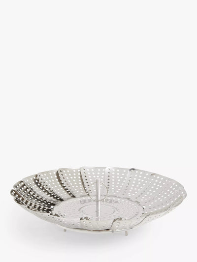 John Lewis Sammenleggbar Dampkje i Rustfritt Stål 24 cm