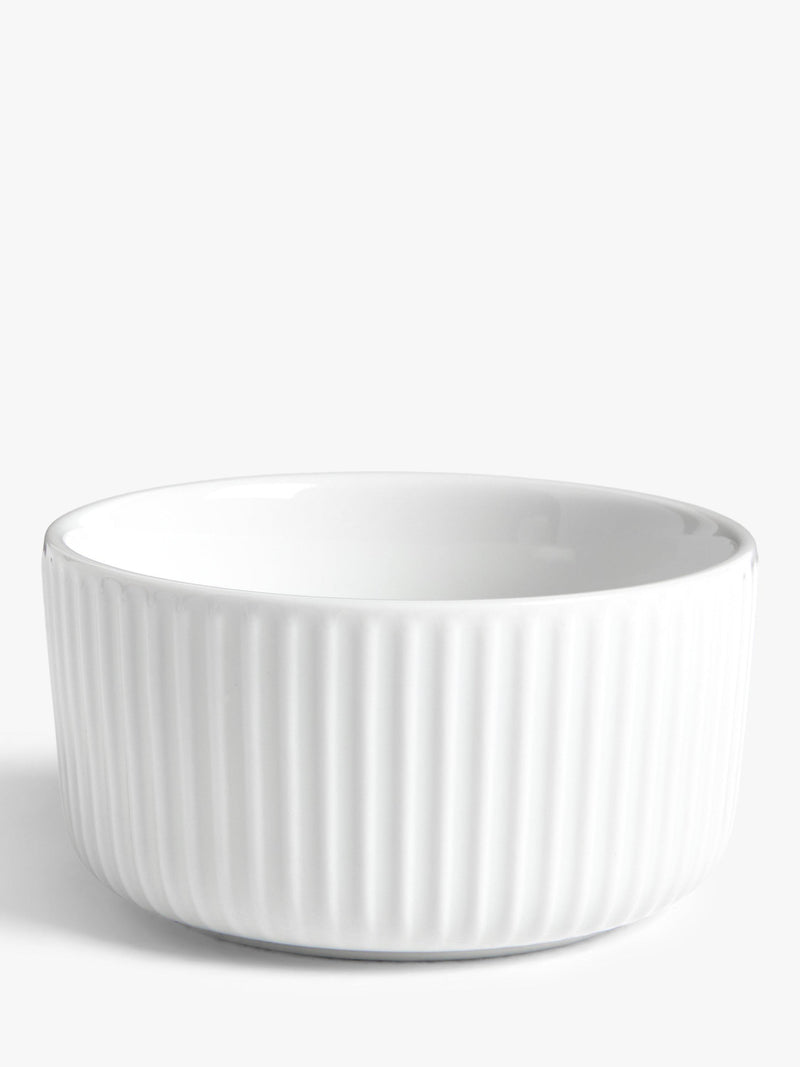 John Lewis white porcelain ramekins set of 4 (British brand)