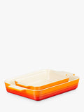 Le Creuset stoneware rectangular oven dish set 26cm and 32cm, imported from the UK