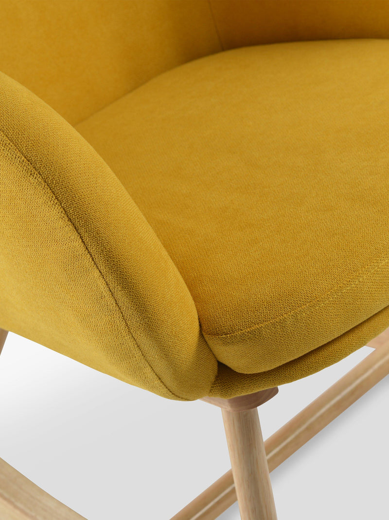 Kub Paxton nursing chair with rocking motion and soft-touch upholstery, UK version