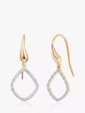 Monica Vinader Riva Kite Diamond Drop Earrings