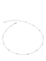 John Lewis Monica Vinader Triple Bead Choker Necklace, Silver, 35-40cm- Buy online at McGrocer