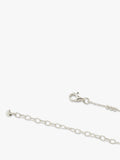 Monica Vinader triple bead choker necklace sterling silver, imported from the UK