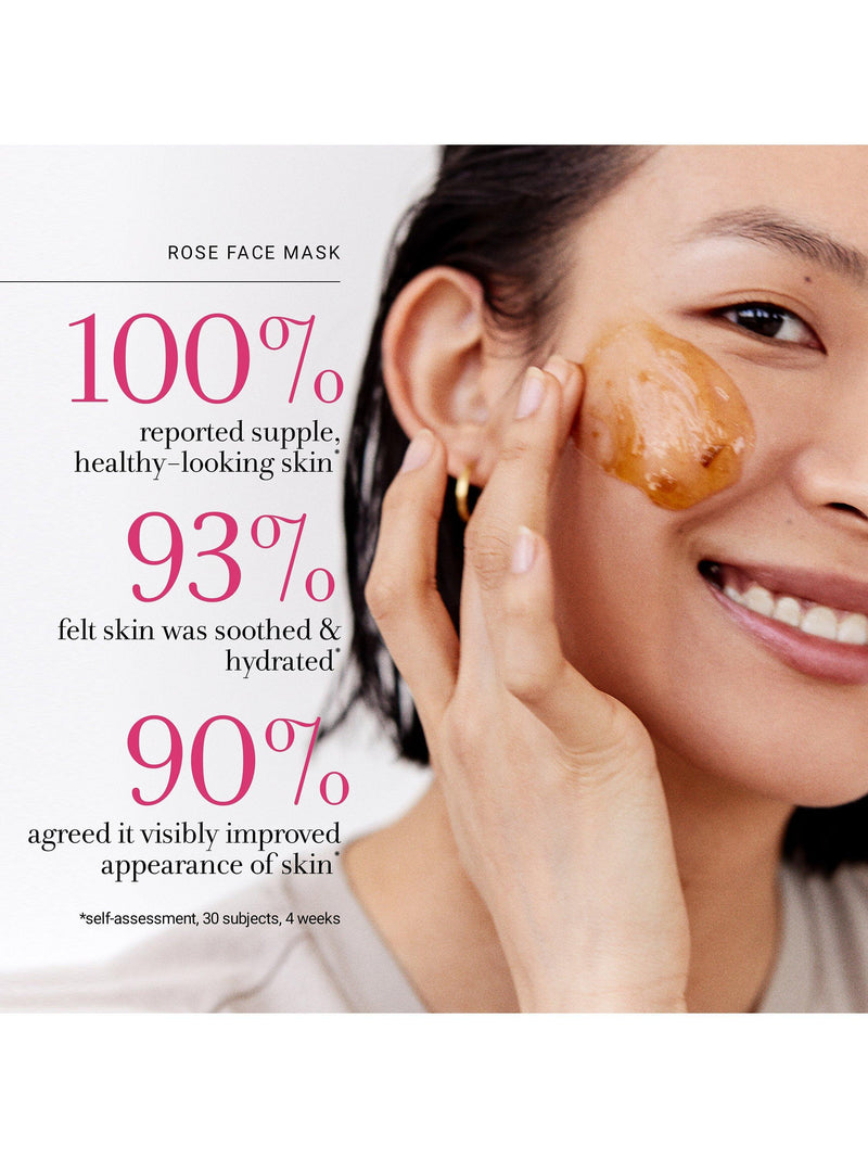 Fresh Rose Face Mask 100ml, imported from the UK