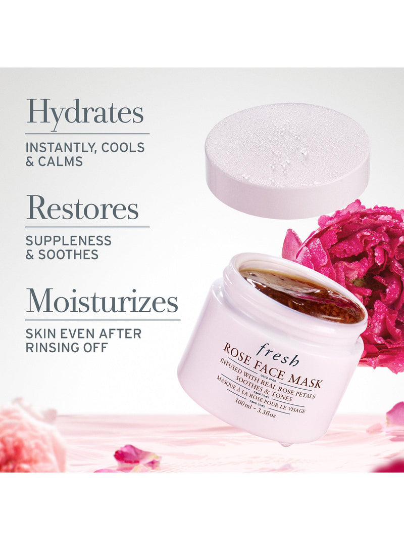Fresh rose face mask 30ml - British product