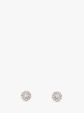E.W Adams cluster earrings 18ct white gold (British brand)