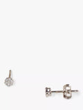 E.W Adams diamond cluster stud earrings 18ct white gold - British product