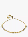 LARNAUTI gold rope chain friendship bracelet 23cm - British product