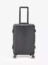 John Lewis John Lewis Como Zipless 4-Wheel Cabin Suitcase, 38L, Black- Buy online at McGrocer