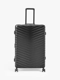 John Lewis Como 4-wheel suitcase 95L black - British product