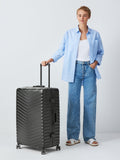 John Lewis Como 4-wheel suitcase 95L black - British product
