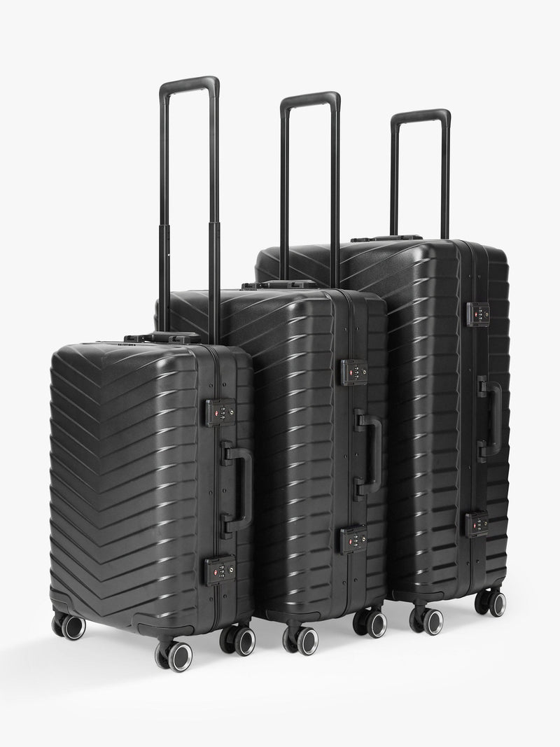 John Lewis Como 4-wheel suitcase 95L black - British product