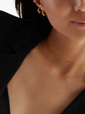 Monica Vinader gold beaded choker necklace - British product