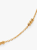 Monica Vinader gold beaded choker necklace - British product