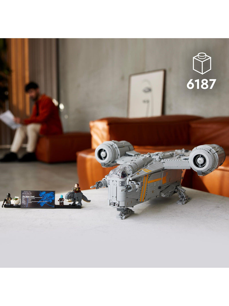 LEGO Star Wars Razor Crest Ultimate Collector Series building set with minifigures, UK version