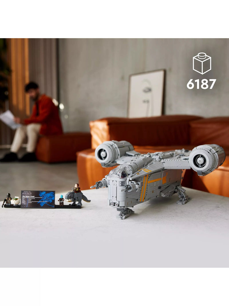 LEGO Star Wars Razor Crest Ultimate Collector Series building set with minifigures, UK version