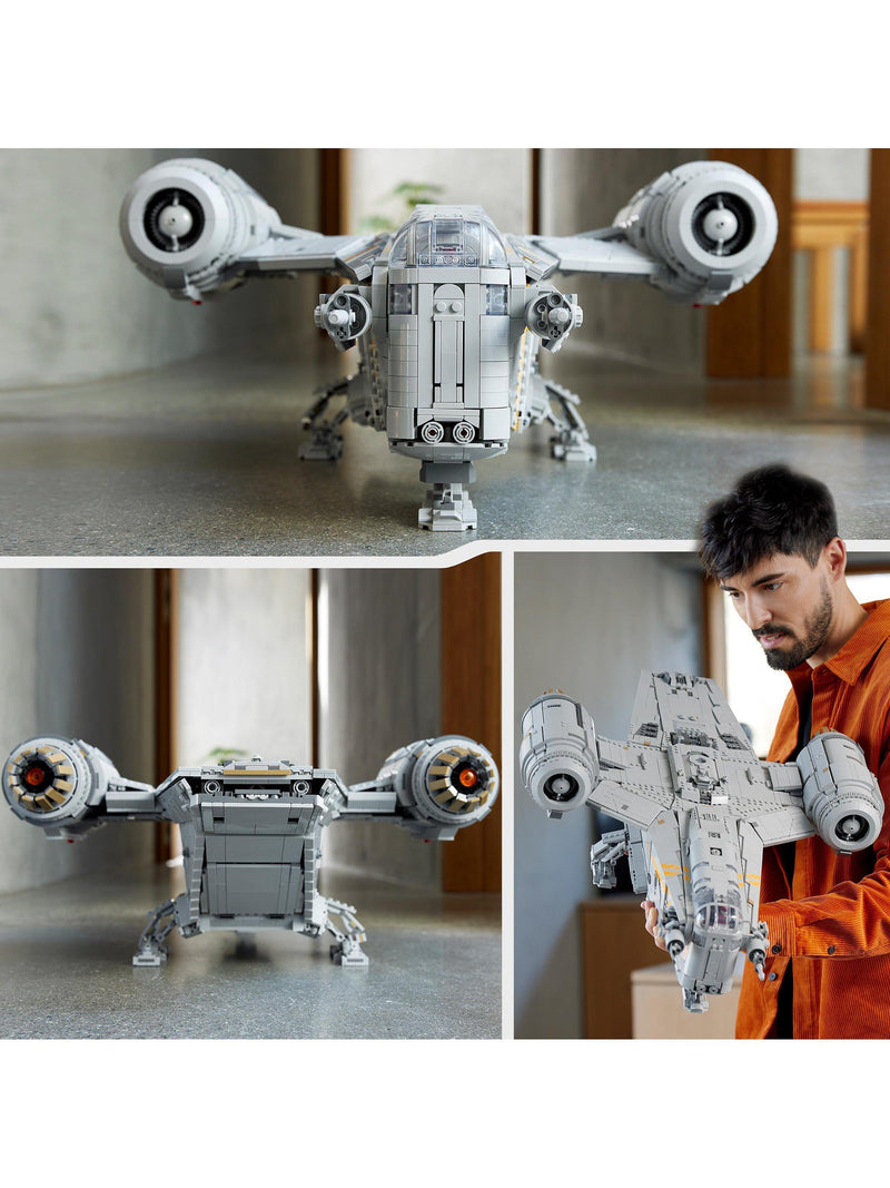 LEGO Star Wars Razor Crest Ultimate Collector Series building set with minifigures, UK version