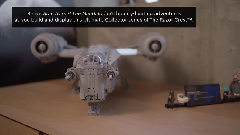 LEGO Star Wars Razor Crest Ultimate Collector Series building set with minifigures, UK version